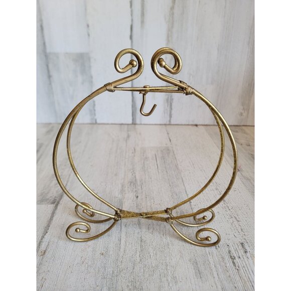 Metal gold hanging ornament center‎ piece unique xmas decor - Picture 6 of 6